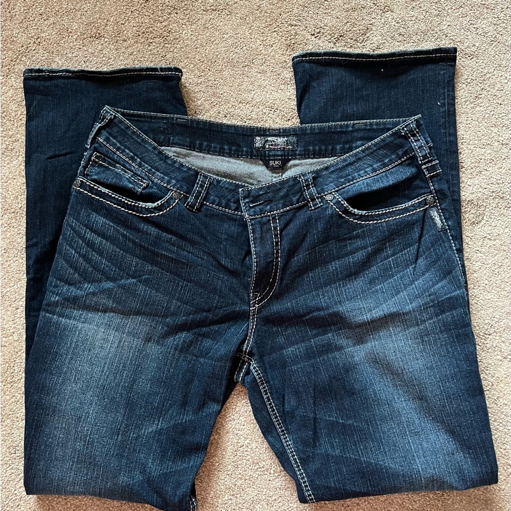 Silver Brand Suki boot cut jeans size 18 Long